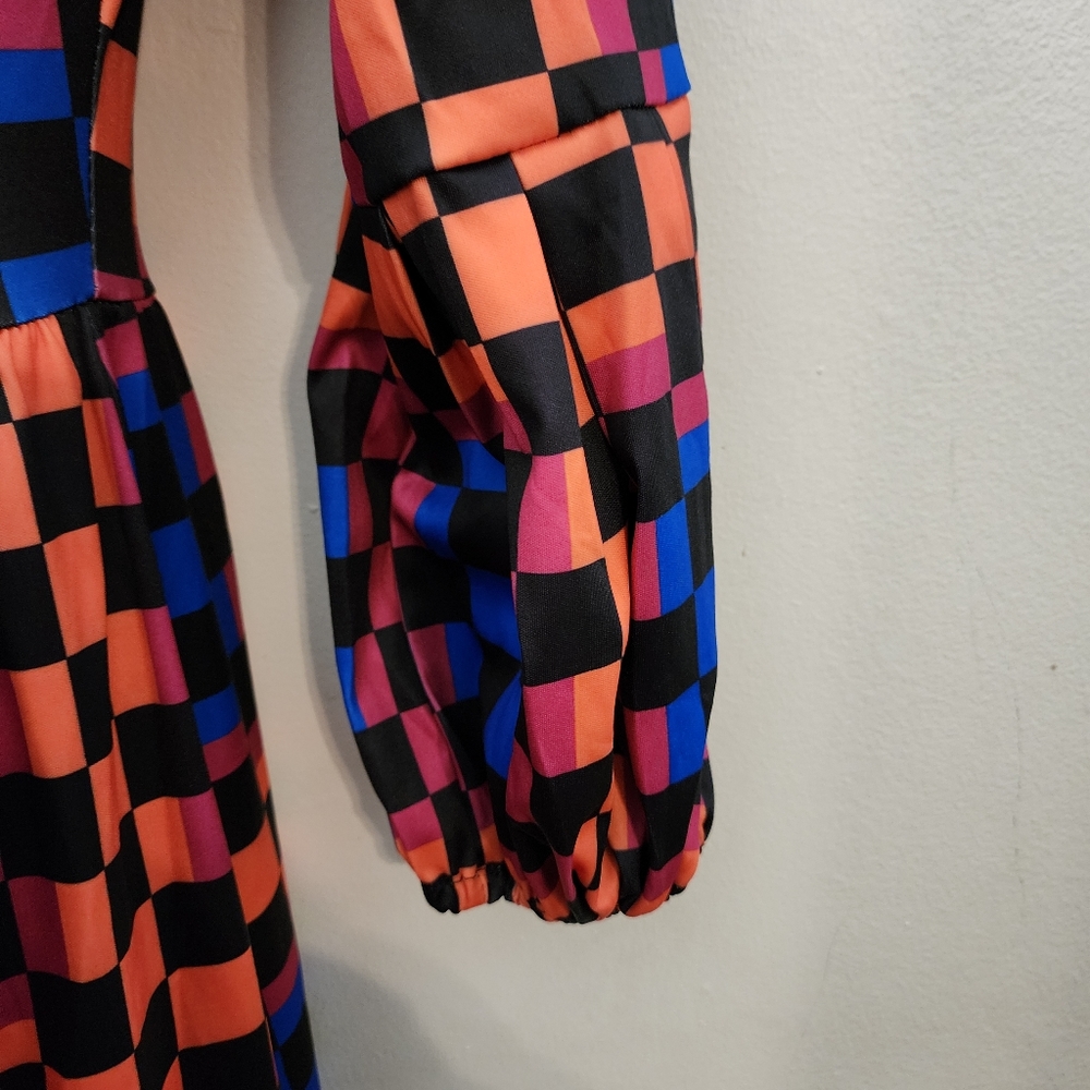 Checkers Multi-Color Dress - Picture 8 of 9